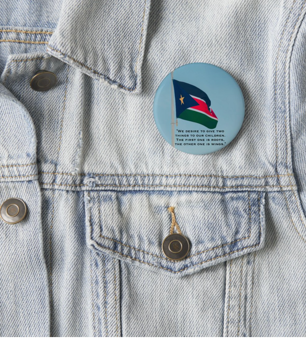 South Sudan Button